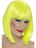Neon Yellow Glam Wig