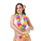Rainbow multi coloured Lei