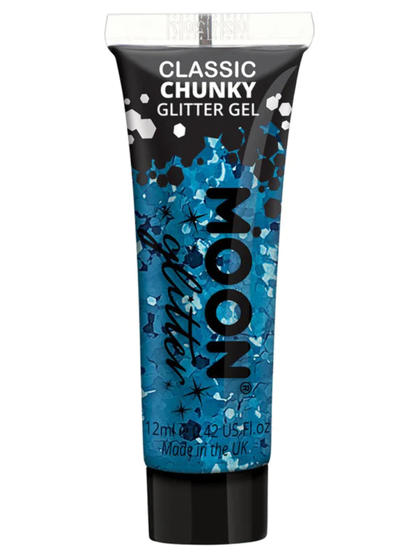 Moon Glitter Classic Chunky Gel Single 12ml Costume Make Up Moon Glitter Classic Chunky Gel Single 12ml Costume Make Up