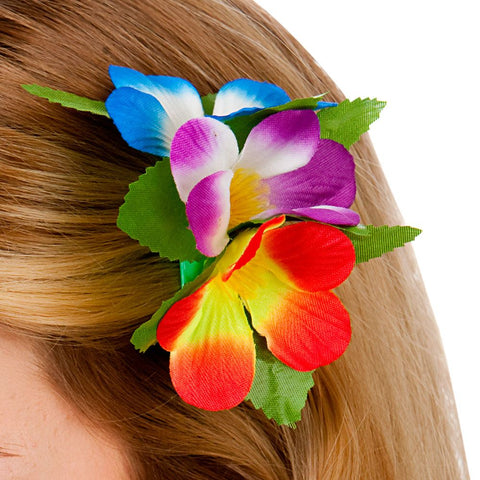 Hawaiian Hair Clip - Multi-coloured