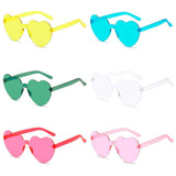 Perspex Heart Glasses