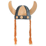 Viking Hat with Plaits