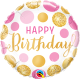 Happy Birthday Balloons - Foil