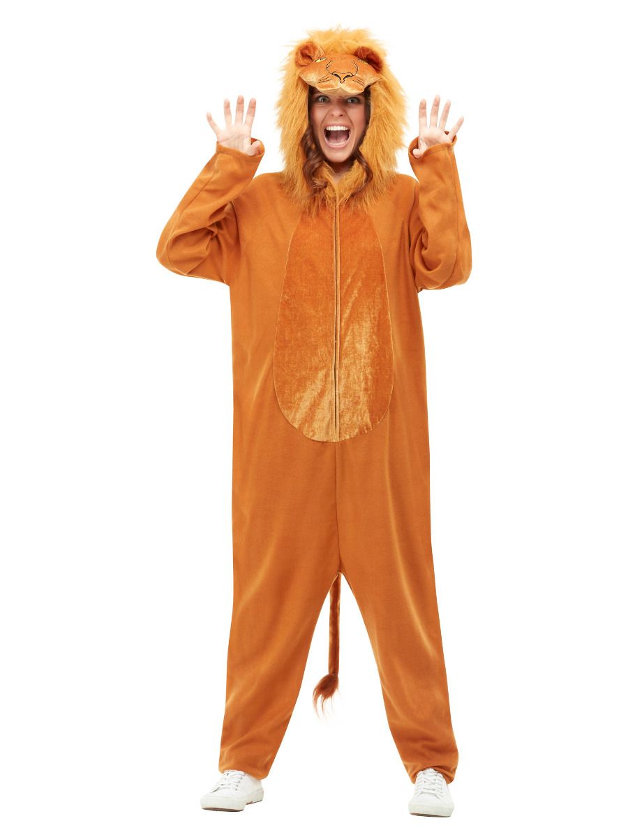 Lion Onesie Adult Fancy Dress Box