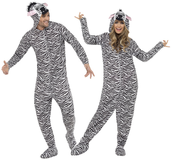 Zebra Onesie Adult