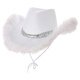Texan Cowgirl Hat with Sequin Trim
