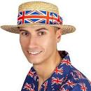 Union Jack Boater Hat