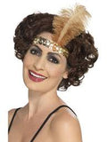 Gold Sequin Flapper Headband