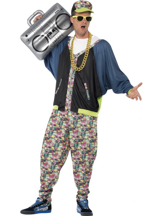 Rad 90 s Hip Hop Rapper Fancy Dress Box