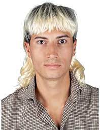 Exotic 'Tiger King' Mullet Wig