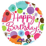Happy Birthday Balloons - Foil