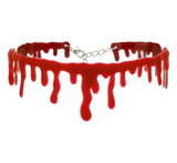 Blood Drip Choker Necklace