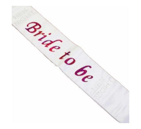 Deluxe Bride to Be Sash
