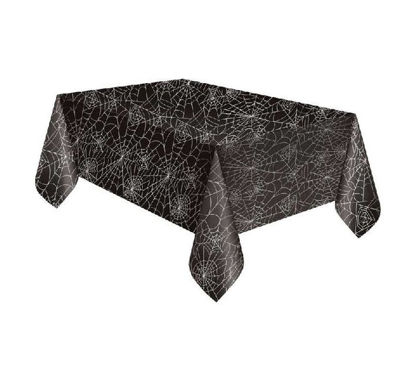 Spiderweb Plastic Tablecloth