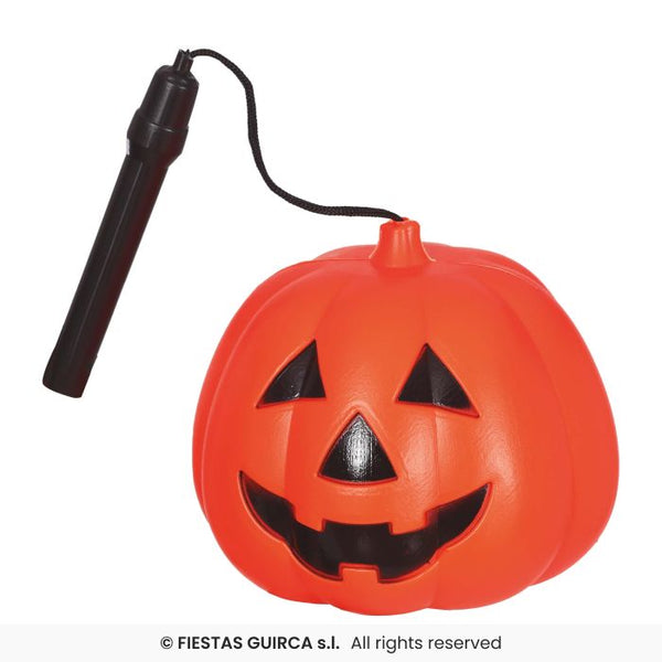 Pumpkin with Light and Handle