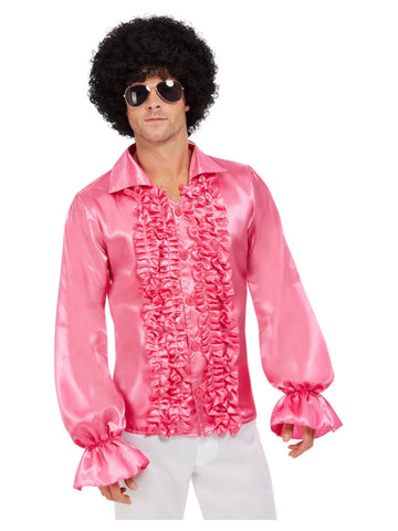 Pink Disco Ruffle Shirt