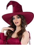 Velvet Crooked Witch's Hat