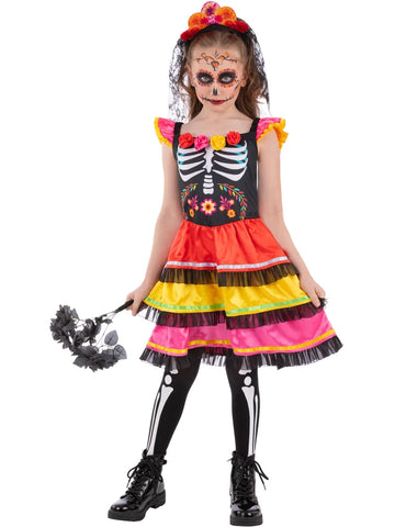 Day of the Dead Girls Costume