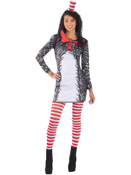 The Cat in the Hat Ladie's Costume