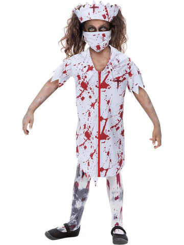Girls Zombie Nurse Costume
