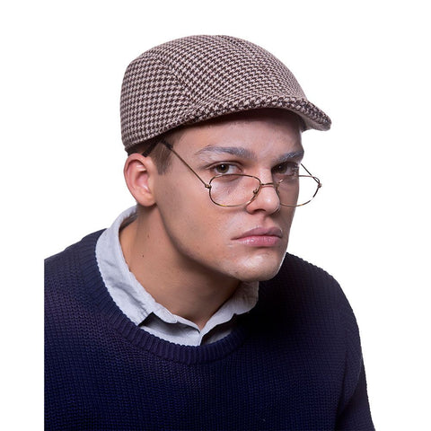 Check Flat Cap