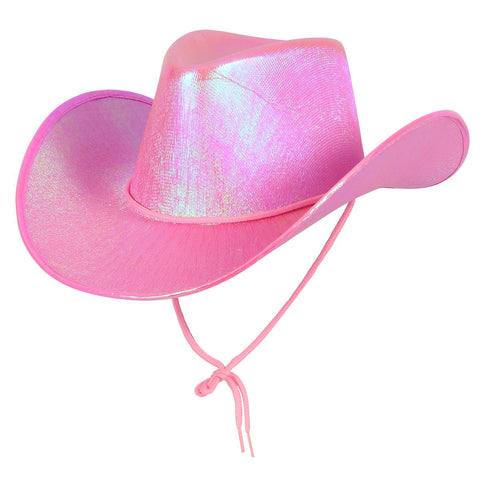 Pink Iridescent Cowgirl Hat