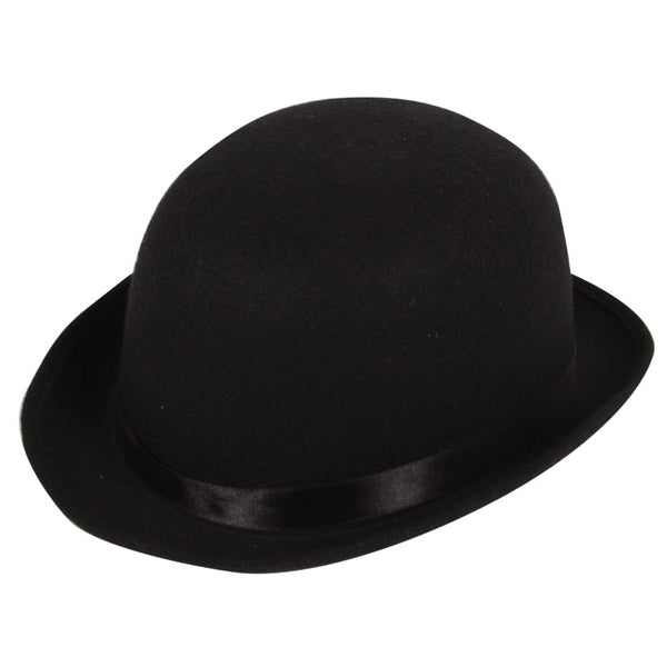 Deluxe Black Bowler Hat