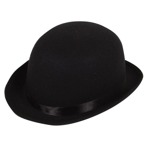 Deluxe Black Bowler Hat