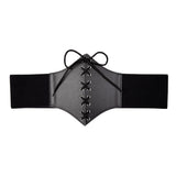 Faux Leather Corset Belt