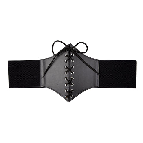 Faux Leather Corset Belt