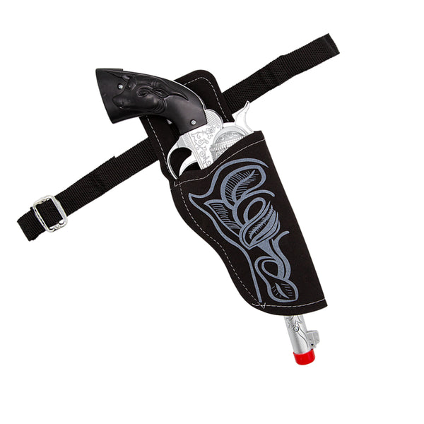 Cowboy Silver Gun and Holster
