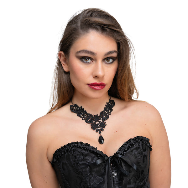 Gothic Lace Necklace