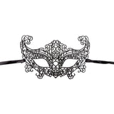 Black Filigree Masquerade Mask
