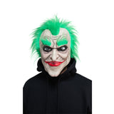 Green Haired Freak Mask with hair