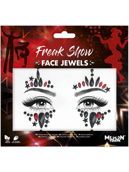 Harlequin Face Jewels