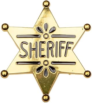 Gold Sheriff Badge