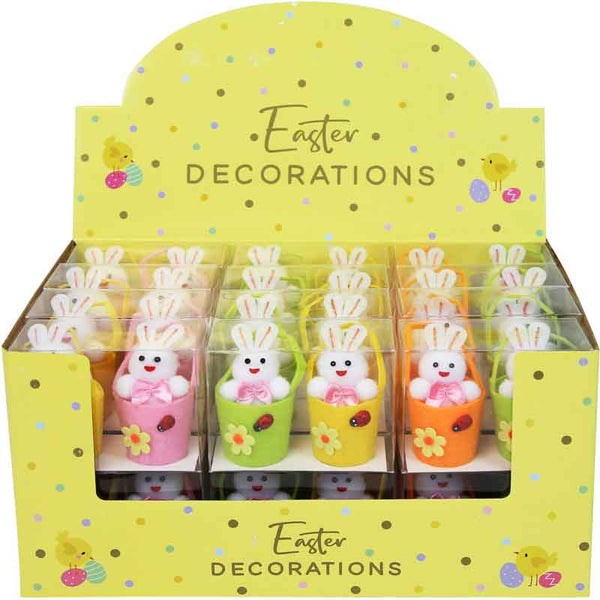 Easter Bunnies in Buckets