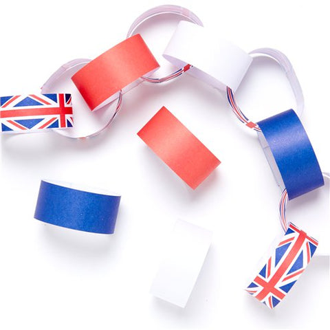 Union Jack Paper Chain Kit