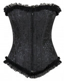 Black Brocade Corset