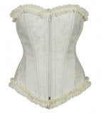 Cream Brocade Corset