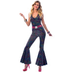 Multi Coloured Disco Jumpsuit
