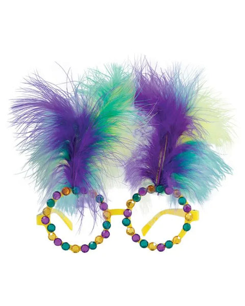 Carnival Feather Glasses