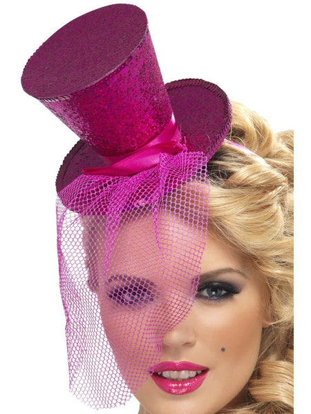 Glitter Mini Top Hat