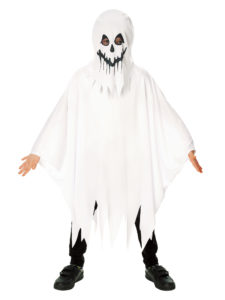 Ghost Poncho with Hood