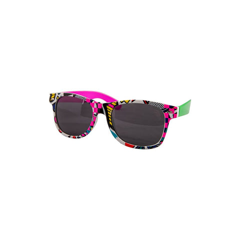 80's Neon Cartoon Warfarer Sunglasses