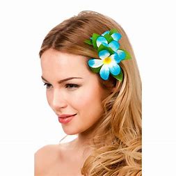 Hawaiian Hair Clip - Turquoise