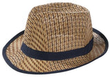Straw Trilby Hat