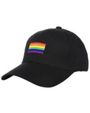 Black Rainbow Pride Baseball Cap