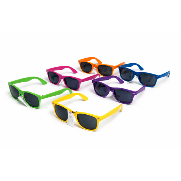 Neon Frame Wayfarers