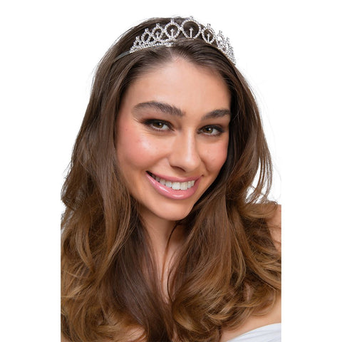 Silver Diamante Tiara